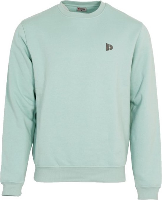 Donnay - Fleece sweater ronde hals Dean - Sporttrui - Heren - Maat XL - Sage green (099)