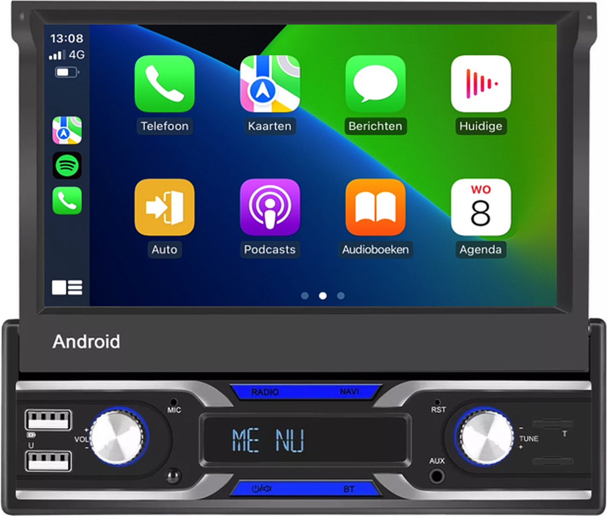 Denago - 1Din Autoradio, Carplay & Android Auto