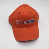 Cap, Knal oranje 'Holland' cap, alleen per 10 stuks