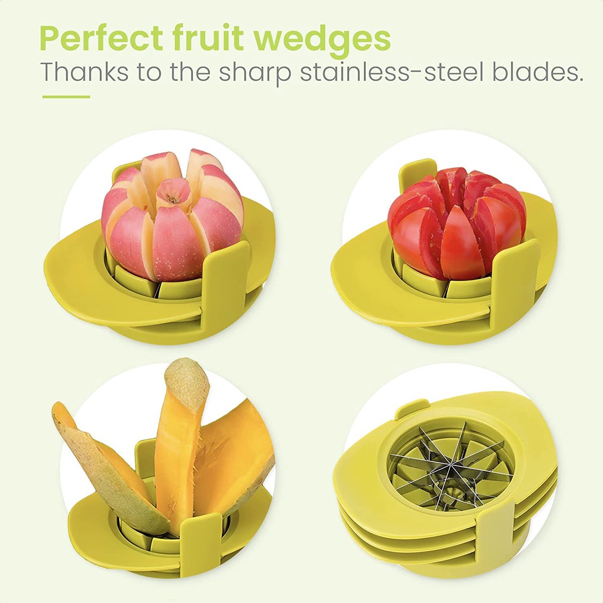 Coupe Légumes Mandoline 12 En 1 Acier Inoxydable Avec Conteneur 1.4L - Trancheuse Salade