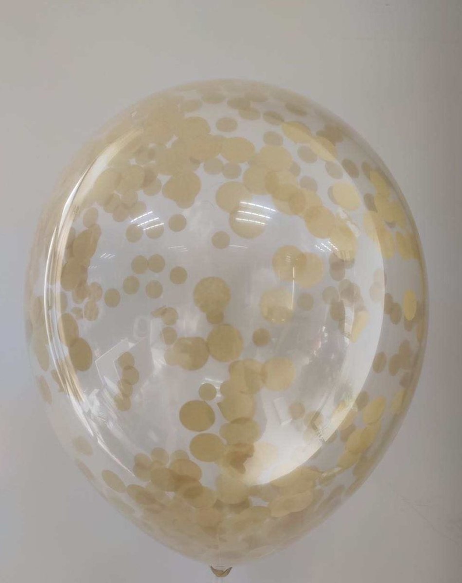 Luna Balunas 50 Stuks Latex Ballonnen Goud Zwart Helium Confetti - Verjaardag feest Decoratie Versiering - Eco Friendly FSC Communie Geslaagd — afbeelding 7