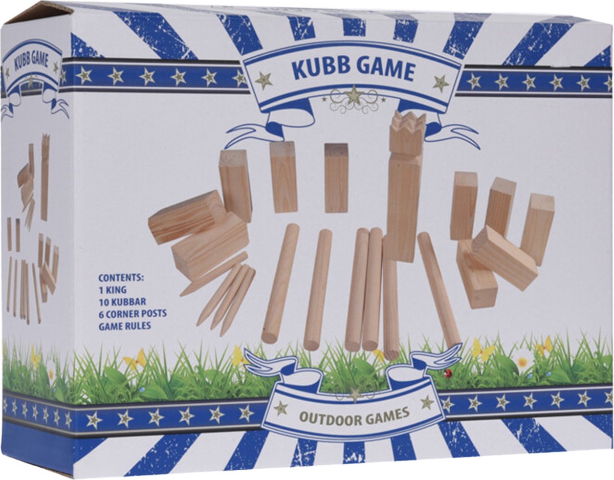Outdoor Games Kubb-Spel - hout - 21-delig — afbeelding 5