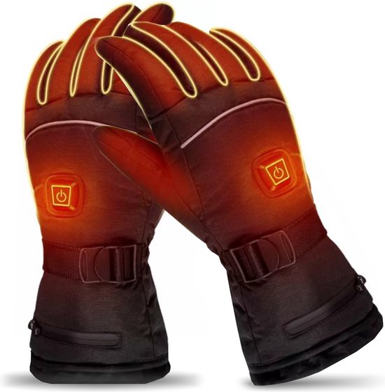 Happyment® Verwarmde handschoenen - Oplaadbaar - Unisex - Elektrische verwarming - Motorhandschoenen - Maat M/L - Batterij 4000mAh