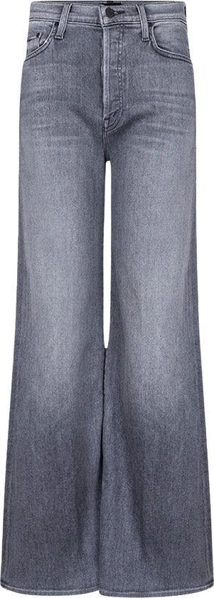 Jeans Taille Haute Mother Taille 36 Blanc-Noir - 98% Coton, Style Décontracté - Occasion TB