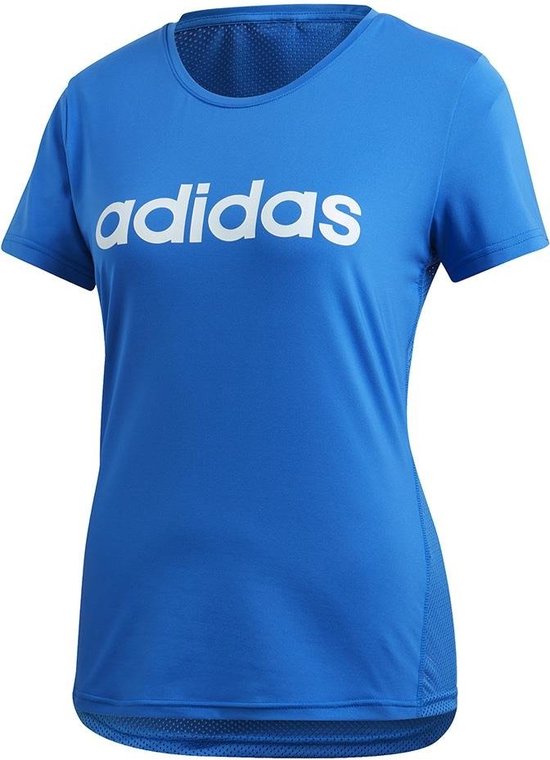 Adidas - Sport T-shirt - Blauw - Dames