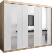 Chêne Sonoma + Wit Mat