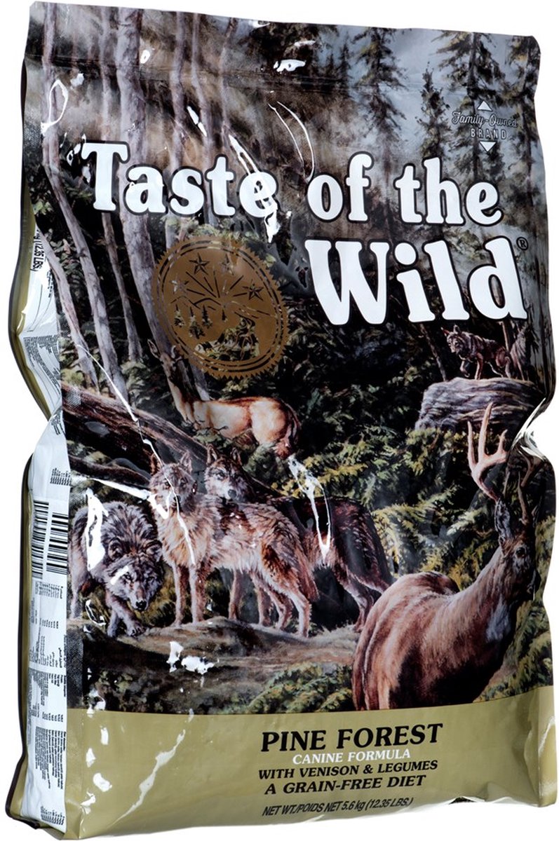 Taste of the Wild Taste of the Wild Pine Forest – Droogvoer voor honden – Hert & Lam – Graanvrij – 5,6 kg