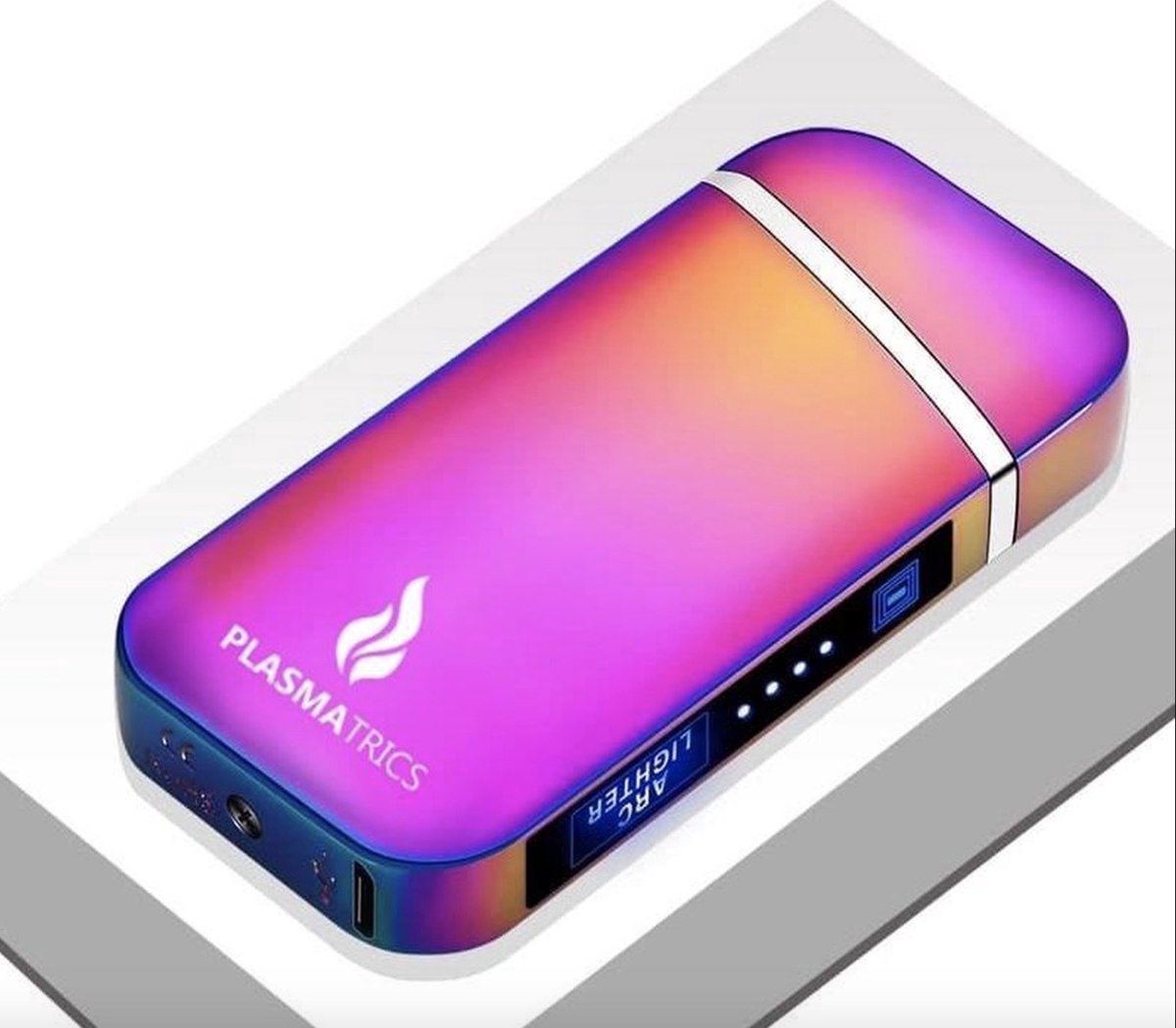 Goedkoopste Elektrische Plasma Aansteker | USB oplaadbaar | Wind en storm bestendig | Voor vuurwerk - Pyro liefhebbers| Plasmatrics - Regenboog