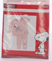 Pyjama bébé Snoopy , rose, love, 2 pièces, taille 74/80