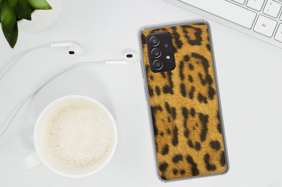 Coque Samsung Galaxy A53 5G - Fourrure léopard - Coque de téléphone en Siliconen