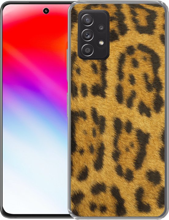 Coque Samsung Galaxy A53 5G - Fourrure léopard - Coque de téléphone en Siliconen