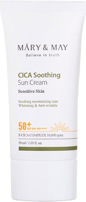 Foto: Mary may cica soothing sun cream spf50 pa 50 ml korean skin care