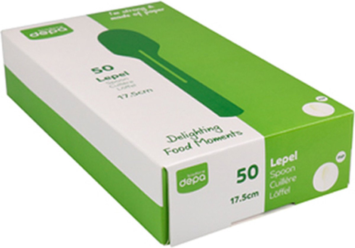 Biodore | Lepel | Papier | FSC | 17.5 cm | 50 stuks