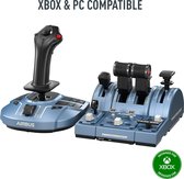Thrustmaster TCA Captain Pack X Airbus Edition - voor PC en Xbox Series - Pack bestaande uit joystick met Throttle en Throttle Add on - Ergonomische replica's van Airbus - Officieel gelicentieerd - Voor links- en rechtshandigen - 31 actieknoppen