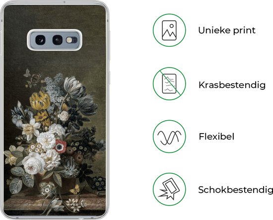 Coque Samsung Galaxy S10e - Nature morte aux fleurs - Maîtres anciens - Peinture - Coque de téléphone en Siliconen