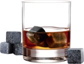 Ensemble de pierres à whisky Set - 9 pièces - Glaçons - Glaçons - Avec sac de rangement - Réutilisable - Glaçon - Refroidisseur de Boisson