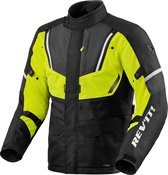 REV'IT! Jacket Move H2O Black Neon Yellow S - Maat - Jas