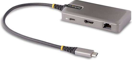 StarTech USB-C Multiport Adapter - HDMI - 2x USB Hub - GbE