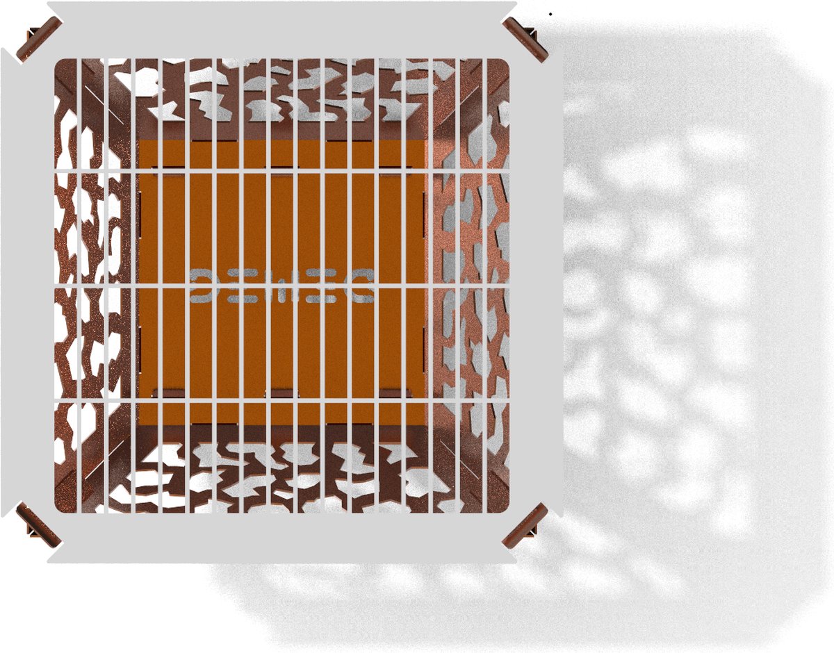 Barbecue Grill voor Vuurkorf IO Camping BBQ 50cmx50cm