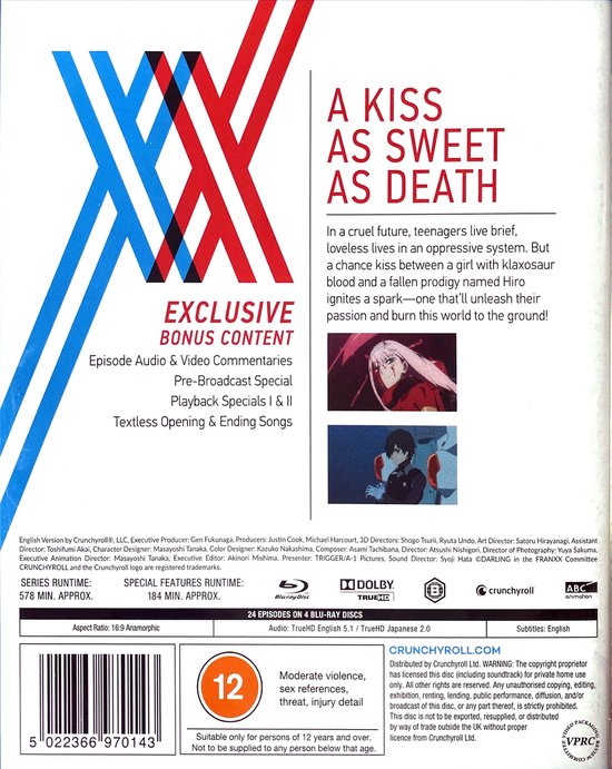 Darling In The Franxx The Complete Series [Blu-ray] (Blu-ray