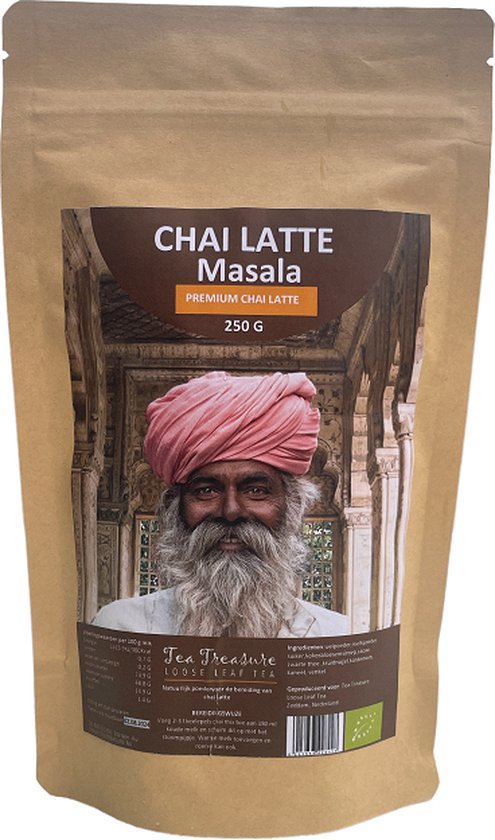 Foto: Chai latte masala 250 gram kruidenthee latte mix