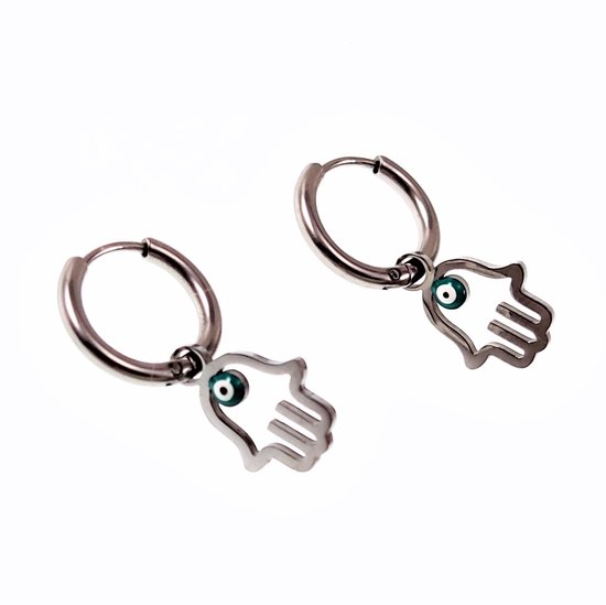 AsAlways Roestvrijstalen hand van Fatima hanger Vintage amulet charme AsAlways Roestvrijstalen hand van Fatima hanger Vintage amulet charme