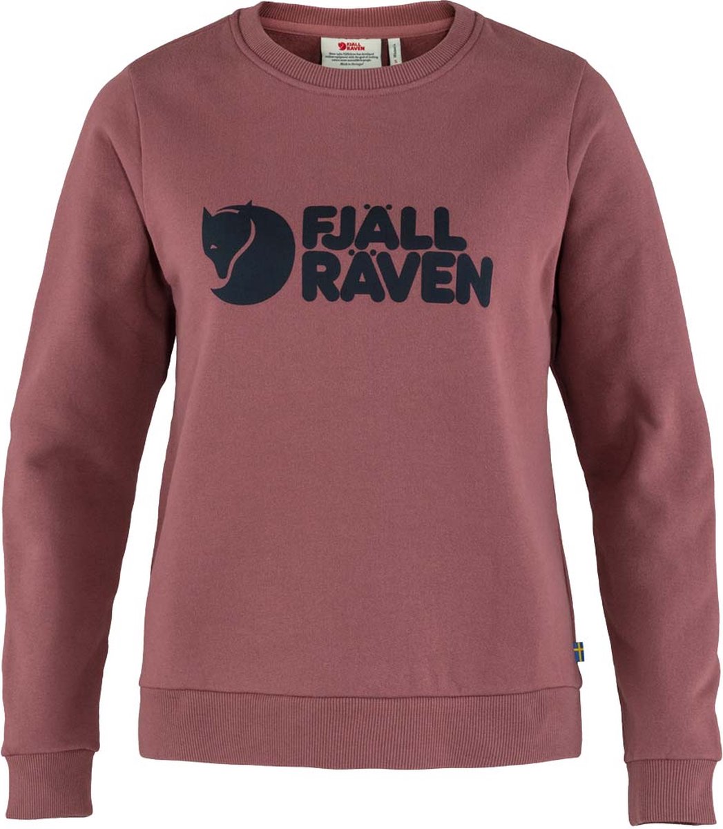 Fjallraven Logo Sweater Dames Trui Mesa L Roze