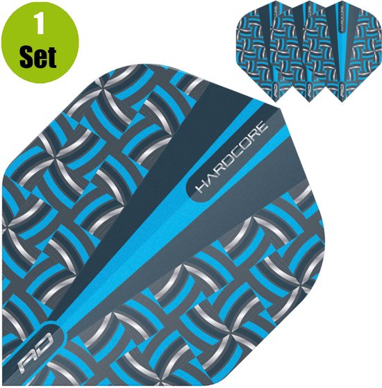 Red Dragon Hardcore Radical Blue Rope - Dart Flights van Merkloos — afbeelding 3