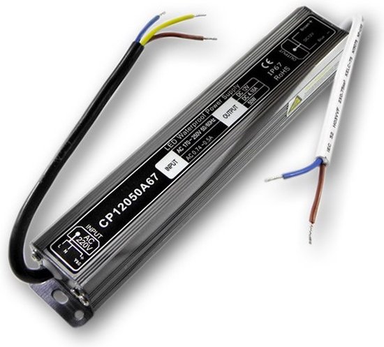 LED driver 12V - 4.16A - 50W - IP67 - Slim