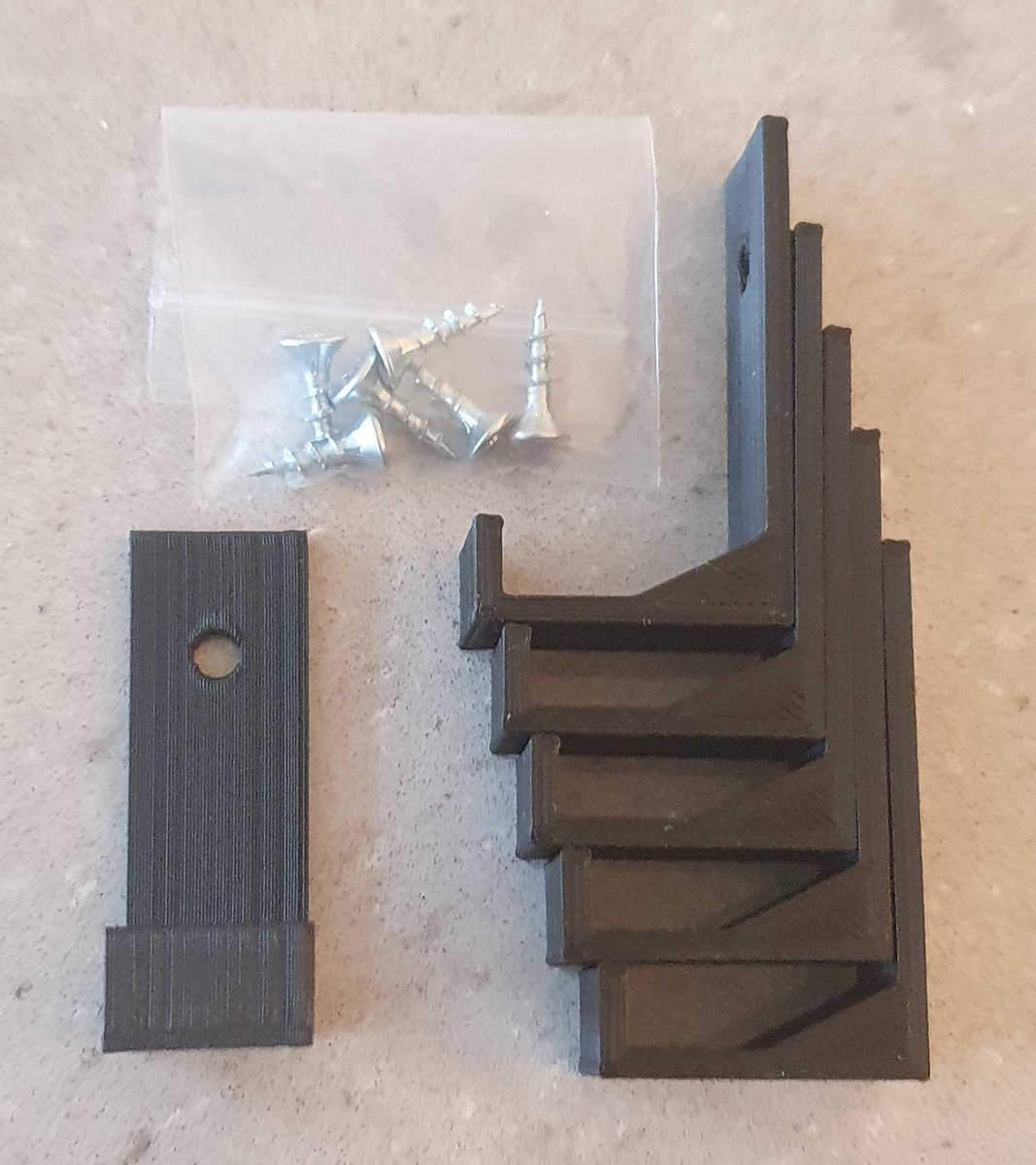 HSI S-Haken SB Schraubhaken 3,3x60mm gebogen, verzinkt, Inhalt: 6 Stück