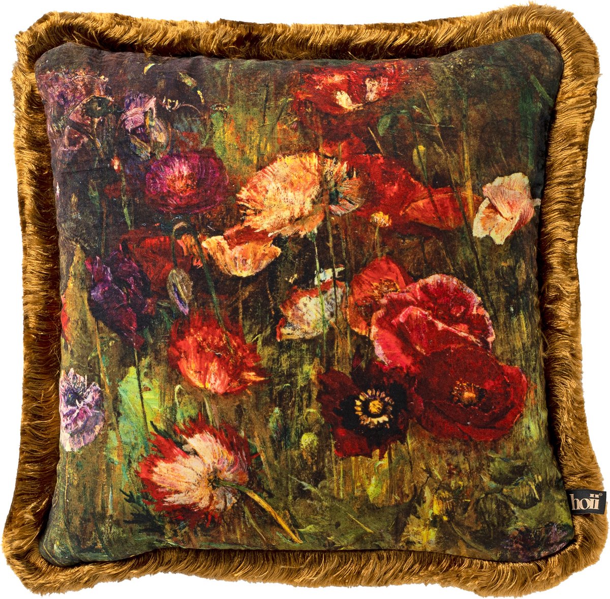 Hoii VERONA | sierkussen 45x45 cm | Tobacco Brown | bruin | multicolor | Hoii | met duurzame kussenvulling