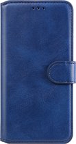 Mobigear Telefoonhoesje geschikt voor Xiaomi Redmi 10C Hoesje | Mobigear Wallet Bookcase Portemonnee | Pasjeshouder voor 2 Pasjes | Telefoonhoesje voor Pinpas / OV Kaart / Rijbewijs - Blauw