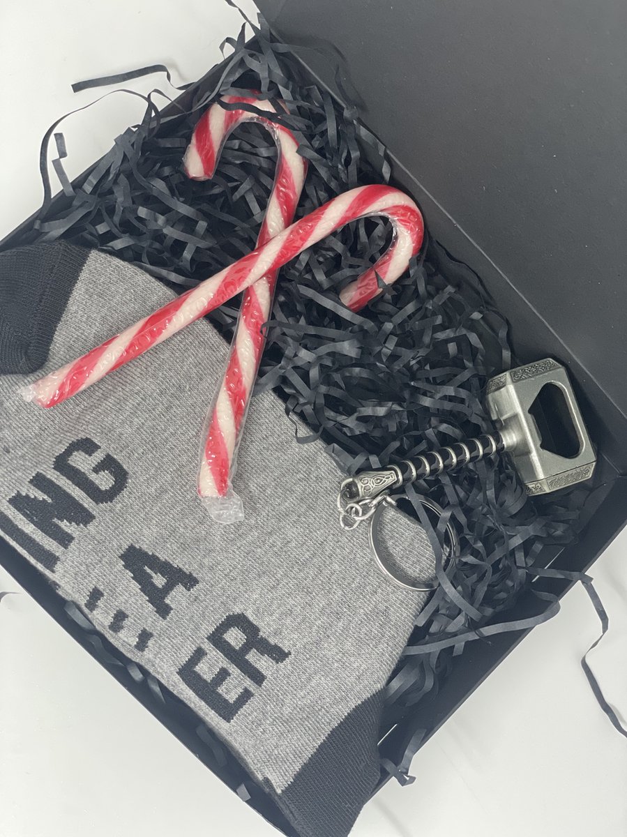 Kerstcadeau - Thor Hamer bieropener Sleutelhanger - Cadeau voor hem - Cadeau voor haar - Sokken breng me bier - Christmas gift