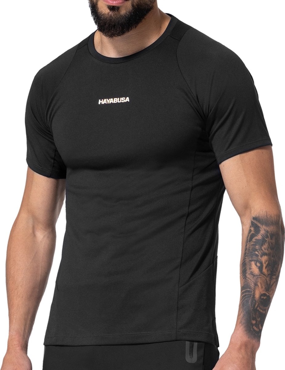 Hayabusa Athletic Lichtgewicht Trainingsshirt - Heren - zwart - maat XXL