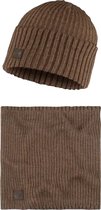 Buff Gift Pack Set Beanie and Neckwarmer 1323496511000, Unisexe, Marron, Bonnet, taille: Taille unique