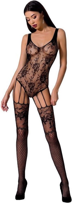 PASSION WOMAN BODYSTOCKINGS | Passion Woman Bs074 Bodystocking - Black One Size