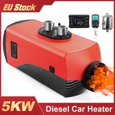 Diesel Standkachel 5KW 12V| Camper Kachel | Heteluchtkachel | Heteluchtverwarming | Wit (vb)