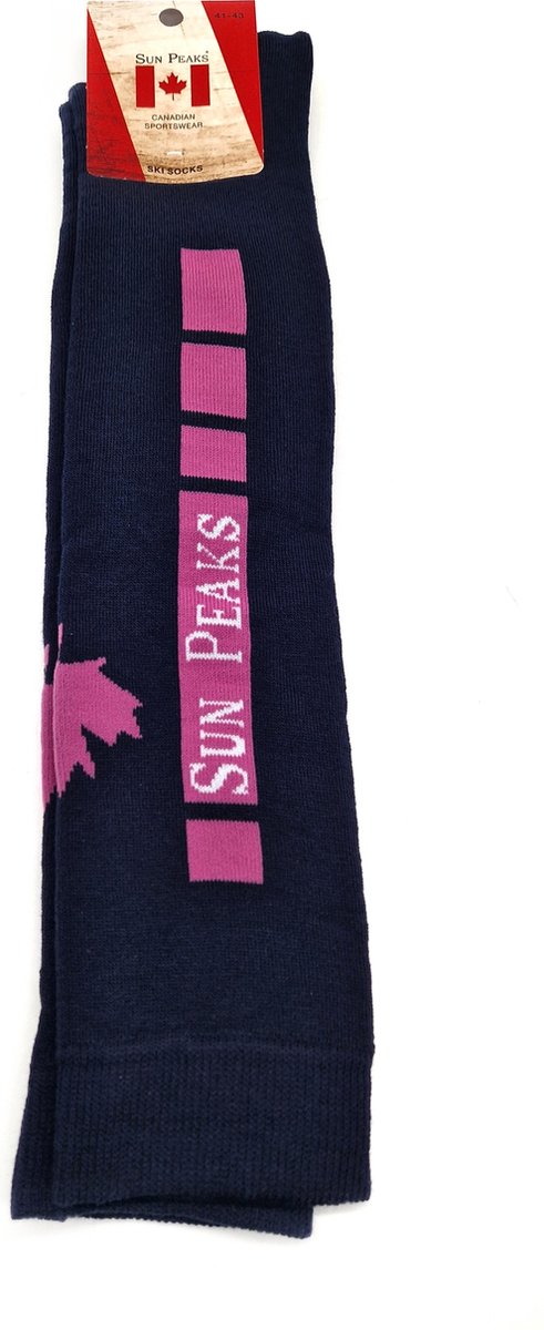 Sun Peaks - skisokken roze- maat 41-43