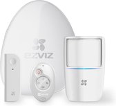 EZVIZ - Kit de démarrage d'alarme WiFi ( Hub d'alarme, détecteur PIR, détecteur de porte et télécommande)
