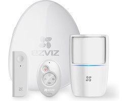 EZVIZ – Alarm starter kit WiFi (Alarm Hub, PIR detector, Deur-detector & Afstandsbediening)