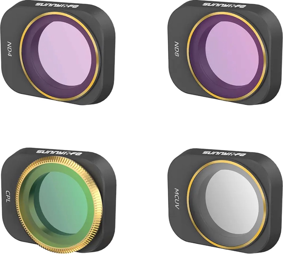 50CAL Mini 3 pro 4-mix set Lens Filter MCUV+ CPL+ ND4+ ND8