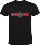 Morocco Heren T-shirt - marokko - noord afrika - marokkaanse vlag - arabisch - retro - berbers - arabier - trots