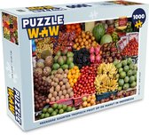 Puzzel Fruit - Krat - Tropisch - Indonesië - Legpuzzel - Puzzel 1000 stukjes volwassenen