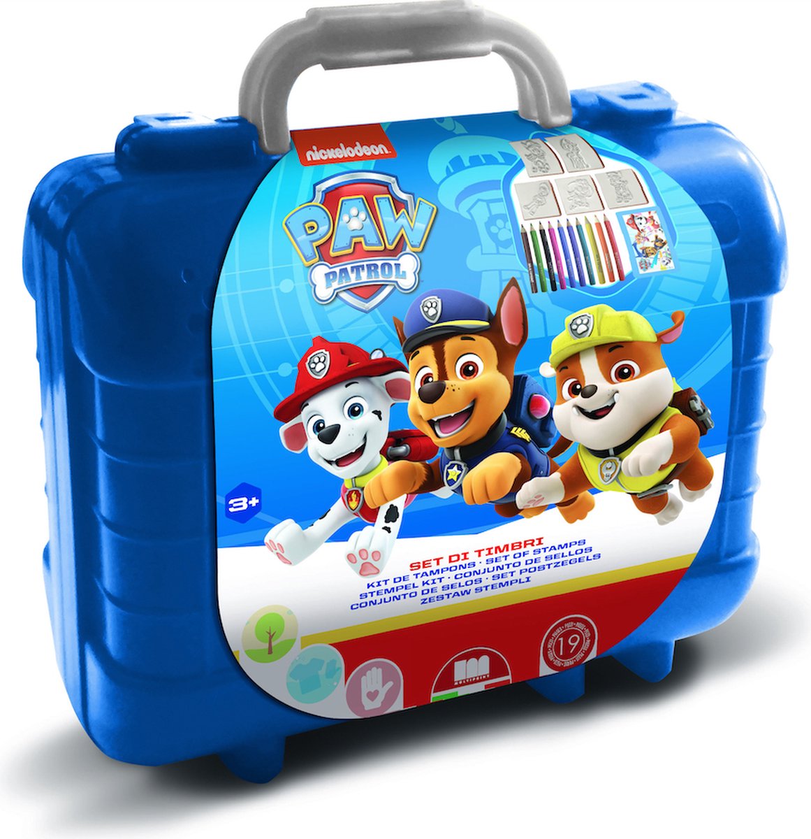 Paw Patrol Kleur Stempel Kofferset Bol