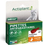Laboratoire Agecom Actiplant Kitten anti-Vlo en Teek Pipetten