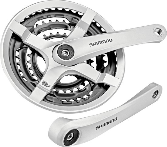 Guarnitura Shimano FC-TY501 6/7/8V 175 Mm Nero - Foto 8