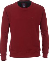 Redmond heren sweatshirt katoenmengsel - O-hals - rood (middeldik) - Maat: L
