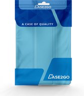 Case2go - Tablet hoes & Screenprotector geschikt voor Lenovo Tab M10 (3e generatie) (TB328FU, TB328XU) - 10.1 inch - Tri-Fold Book Case met Auto/Wake functie - Licht blauw