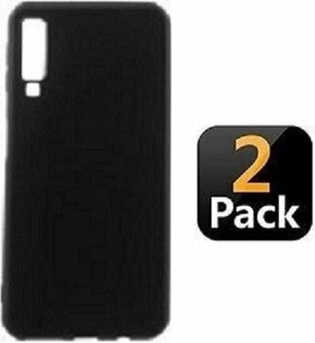 Samsung A2 Core Hoesje Siliconen TPU Zwart 2x