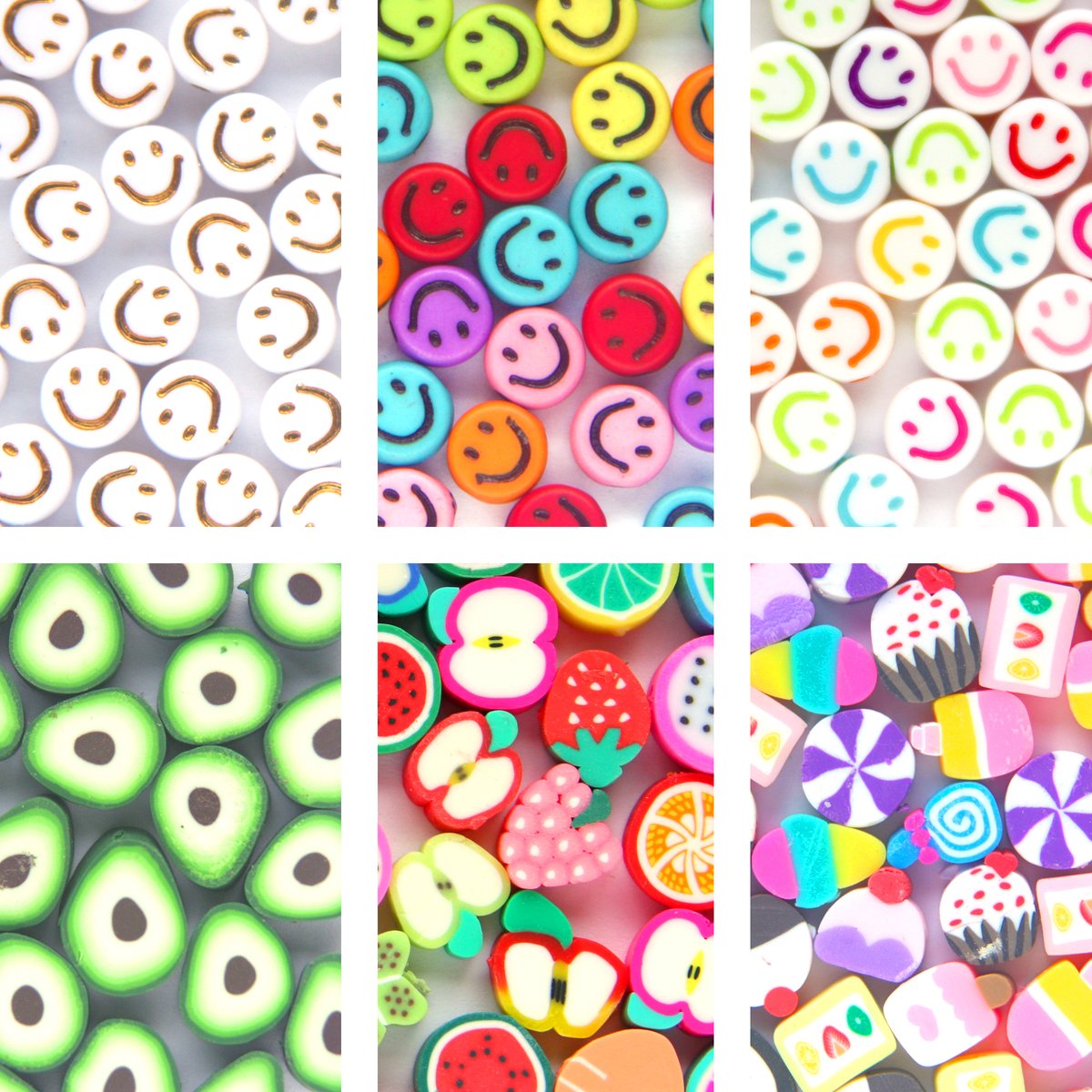 Principessa Avocado’s, Smileys, Fruit, Snoep IJsmix kralenset